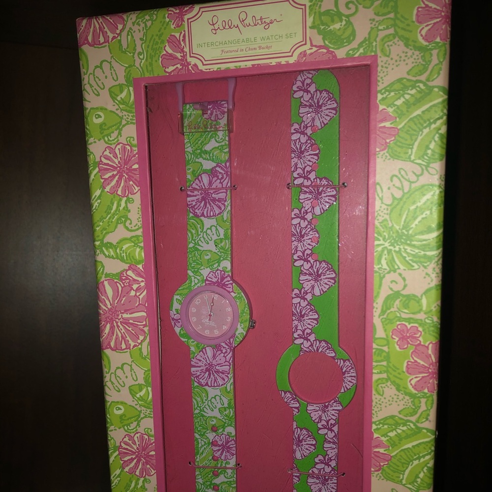 Lilly Pulitzer Interchangeable Watch Set